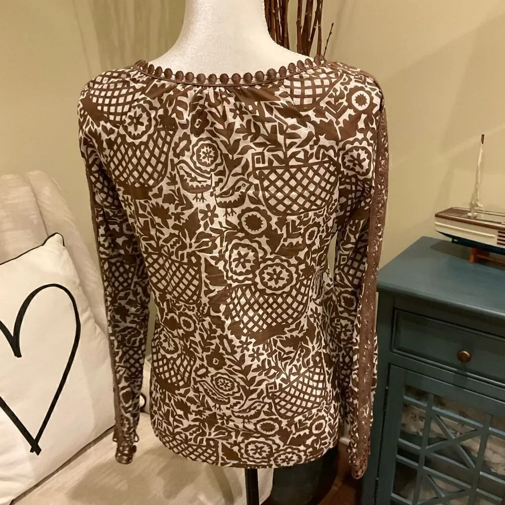 Tory Burch Scoop Neck Blouse 🩷 - Picture 3 of 4